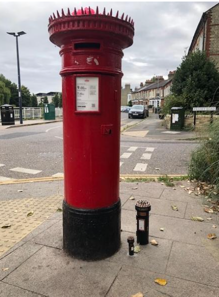 Dinky door letter box