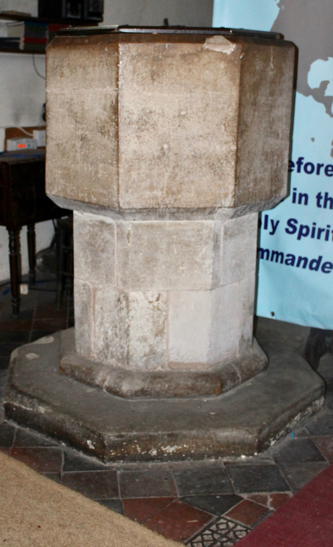 Font; photograph by Patrick Morgan