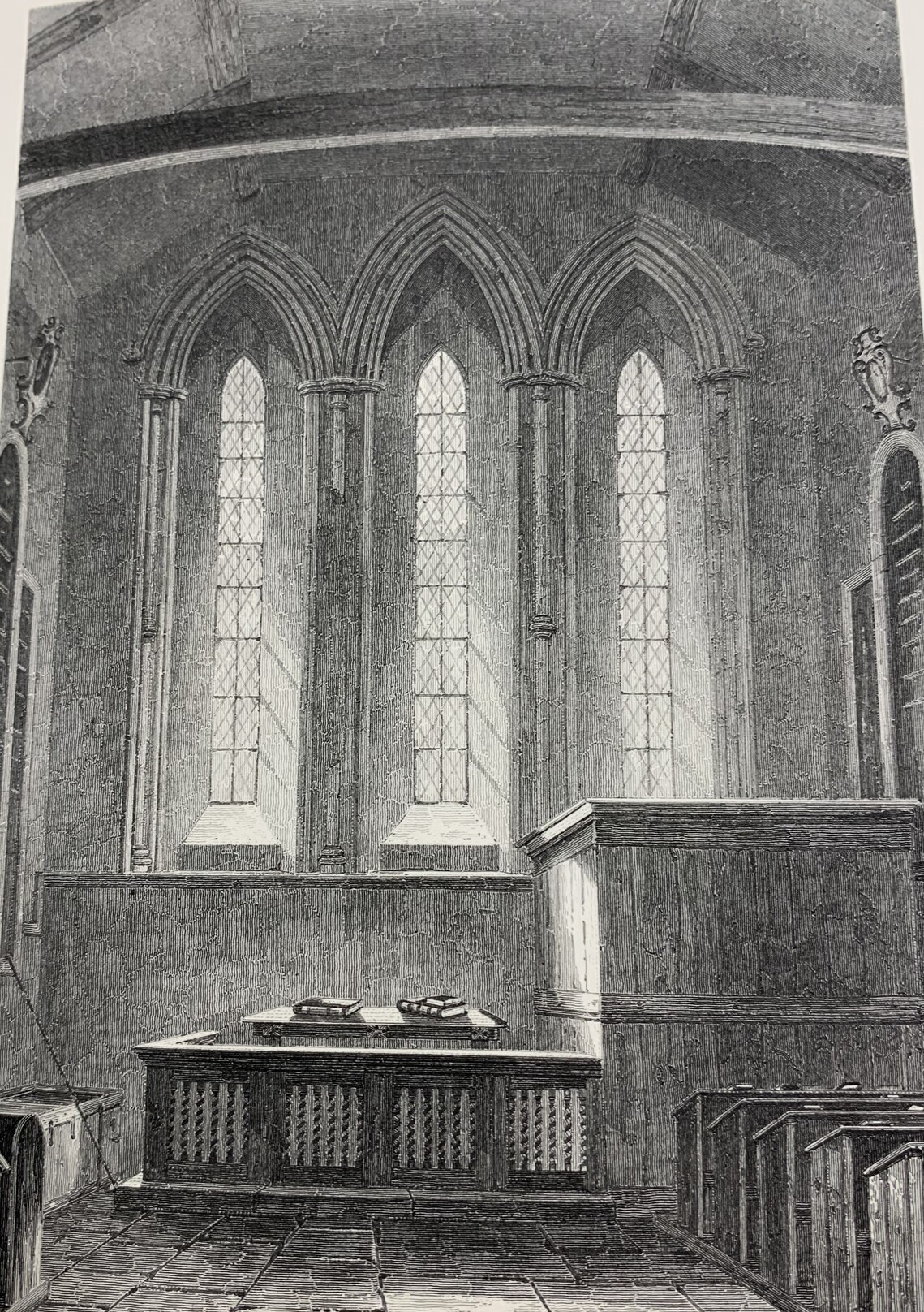 The Abbey Church 1938 - interior